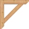 Ekena Millwork Traditional Slat Smooth Bracket w/ Offset Brace, Western Red Cedar, 5 1/2"W x 26"D x 26"H BKT0604X26X26TRA06SWR - alternate 4